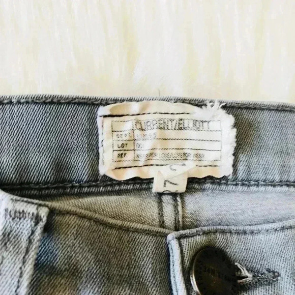 Current Elliott The Ankle Skinny Jeans Distressed - Picture 6 of 8